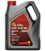 Масло моторное S-OIL 7 RED #9 SP 0W-30 (4л) Масло моторное S-OIL 7 RED #9 SP 0W-30 (4л)