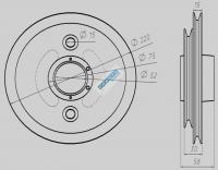 Шкив ограничителя скорости 0411.07.00.008 МЛЗ Шкив ограничителя скорости 0411.07.00.008 МЛЗ
