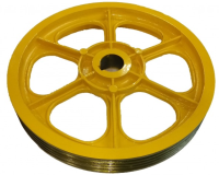 Канатоведущий шкив (квш), 400x5x8, для лебедки MX06