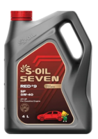 Масло моторное S-OIL 7 RED #9 SP 5W-40 (4л) - E108304 Масло моторное S-OIL 7 RED #9 SP 5W-40 (4л) - E108304