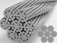 Канат стальной ф6,0  DIN EN 12385-4 6х19М-FC  sZ пп 1770/180 A1