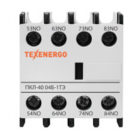 Приставка контактная ПКЛ-40 04Б-1ТЭ 10А 4НО+0НЗ Теxenergo белая