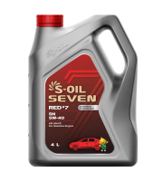 Масло моторное S-OIL 7 RED #7 SN 5W40 (4л) - E107649 Масло моторное S-OIL 7 RED #7 SN 5W40 (4л) - E107649