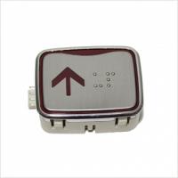 Кнопка «1» прямоугольная, красная, шрифт брайля, AK-25B, LG SIGMA