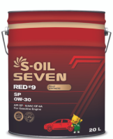 Масло моторное S-OIL 7 RED #9 SP 0W-30 (20л) Масло моторное S-OIL 7 RED #9 SP 0W-30 (20л)