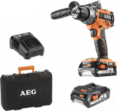 Аккумуляторная дрель-шуруповерт AEG BSB18C2BLLI-202C