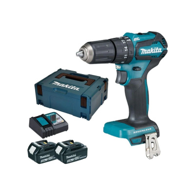 Аккумуляторная ударная дрель-шуруповерт MAKITA DHP 483 RTJ MAKPAC