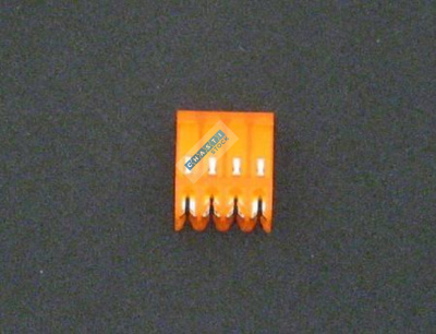 Разъем AMP кабельный 4 клеммы мама, шаг 4ММ оранжевый  F0614AE3