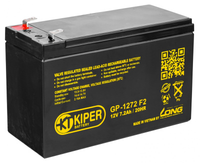 Аккумуляторная батарея 12 в Kipper GR1272 F2 12V/7.2A