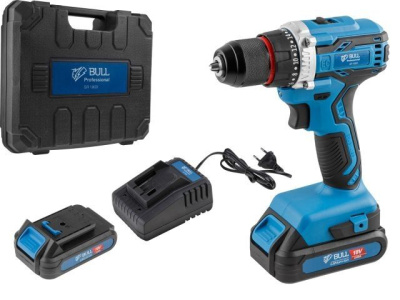 Аккумуляторная дрель-шуруповерт BULL SR 1803