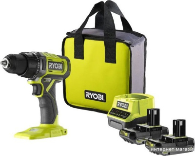 Аккумуляторный дрель-шуруповерт RYOBI RDD18-2C20S