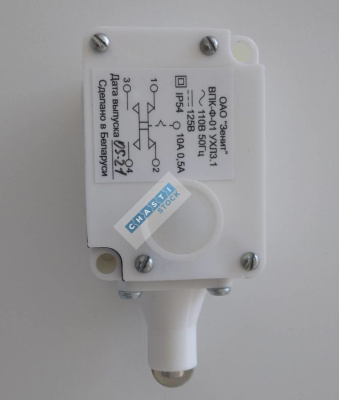 Выключатель путевой конечный с фиксацией выключенного положения ВПК-Ф-01 ШПЖИЗ.602.008-01